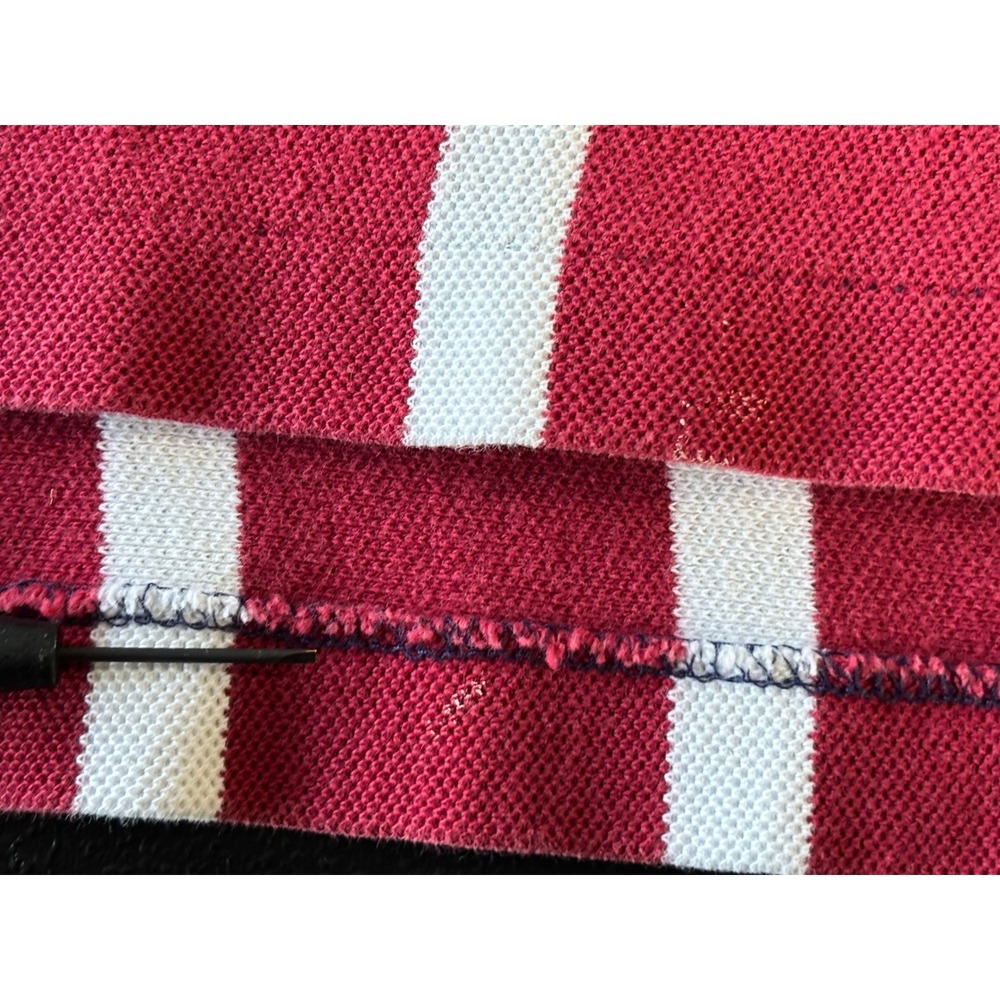Vintage Sutter‎ & Grant Striped Polo Shirt Mens XL Colorblock Made in USA 90s - Picture 8 of 9